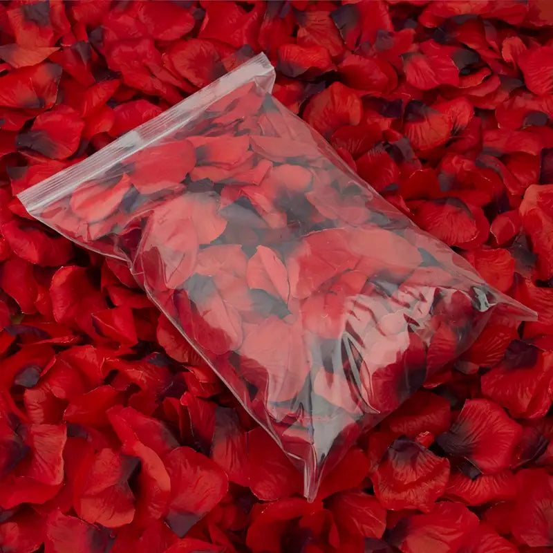 Romantic Silk Rose Petals