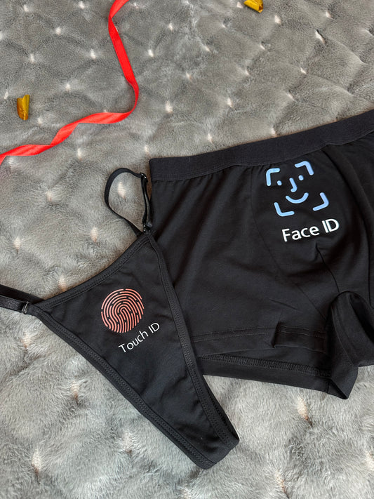 Touch ID (for Her) & Face ID (for Him) Couples Set by Love ID™